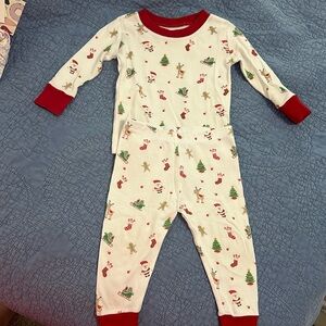 Kissy kissy Christmas pjs soft knit Pima cotton
